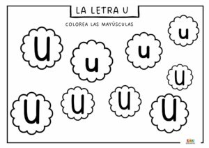 trazo de la letra u 5