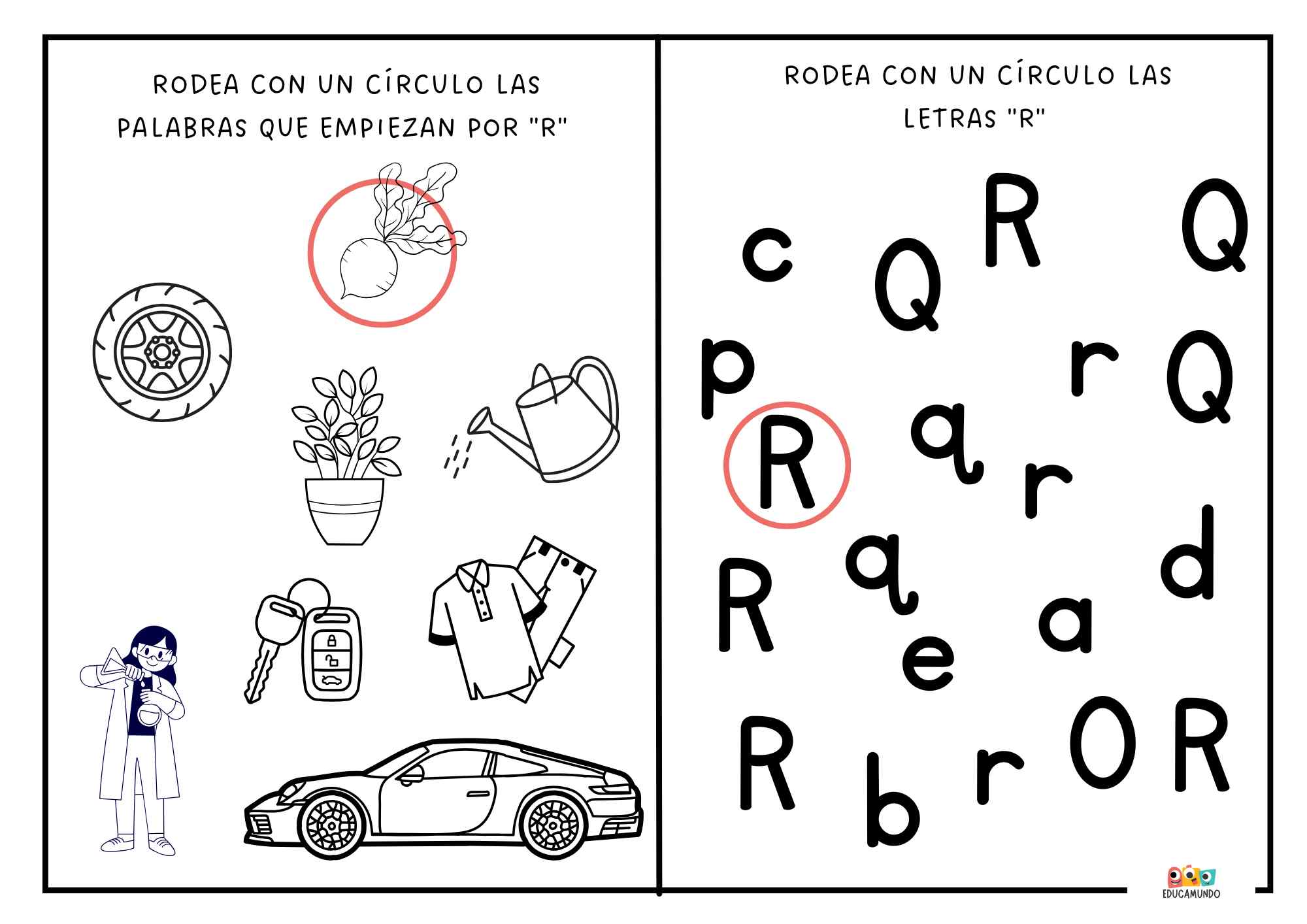 Trazo Letra R Trazo de la Letra R - EducaMundo