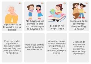 fichas de refranes para niños con dibujos en pdf