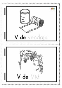 dibujos con la letra V 4