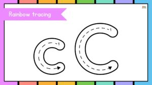 fichas de la letra c en ingles