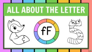 fichas de la letra f en ingles