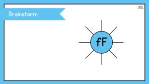 fichas de la letra f en ingles