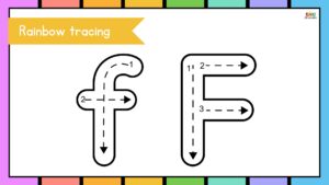 fichas de la letra f en ingles