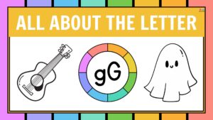 fichas de la letra g en ingles