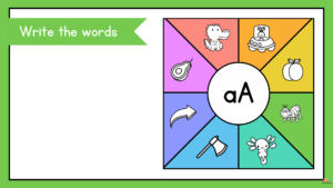 la letra a en ingles 7