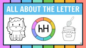 fichas de la letra h en ingles