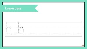 fichas de la letra h en ingles
