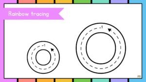 fichas para preescolar de la letra o en inglés