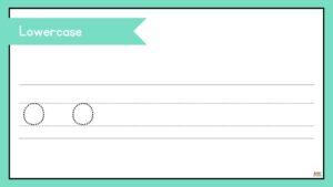 fichas para preescolar de la letra o en inglés