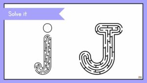 fichas para preescolar de la letra j en inglés