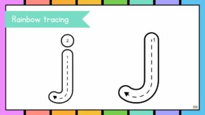 fichas para preescolar de la letra j en inglés