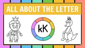 fichas para preescolar de la letra k en inglés