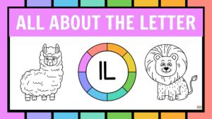 fichas para preescolar de la letra l en inglés