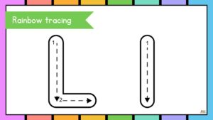 fichas para preescolar de la letra l en inglés