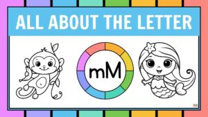 fichas para preescolar de la letra m en inglés