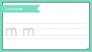fichas para preescolar de la letra m en inglés