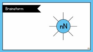 fichas para preescolar de la letra n en inglés