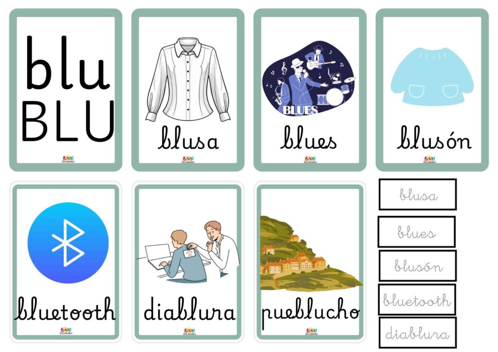 Palabras con BLU | EducaMundo